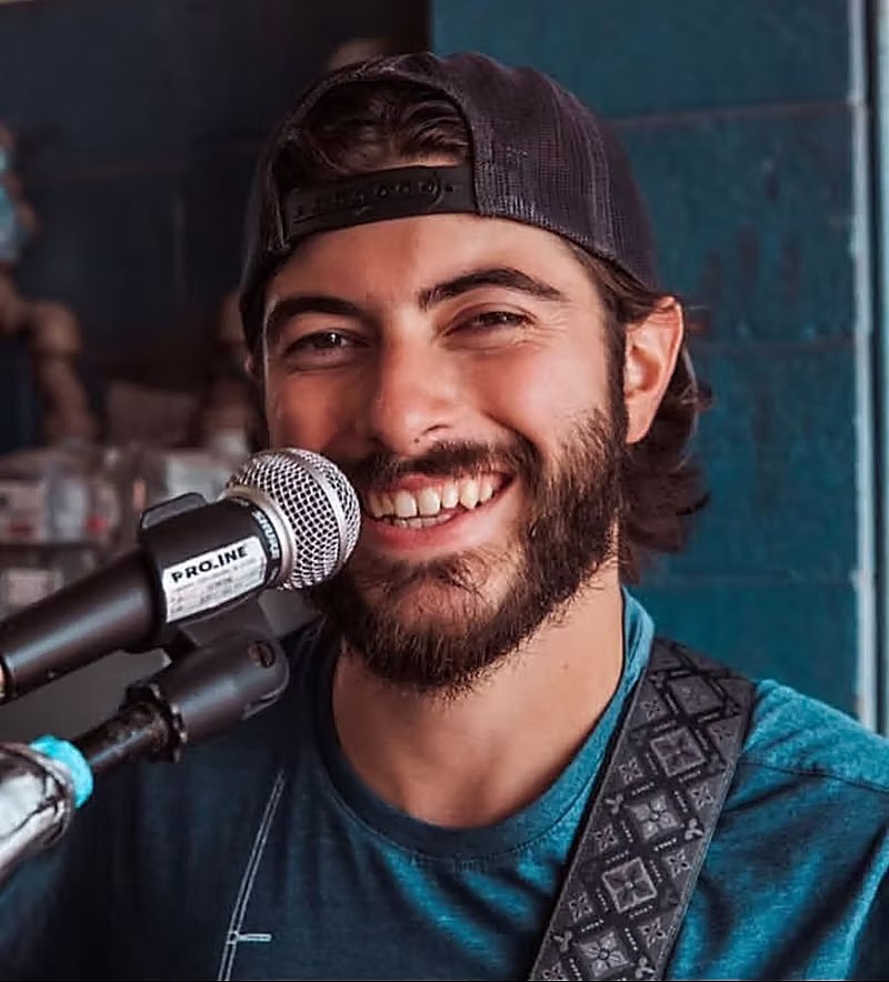 Mike Martin at a live gig